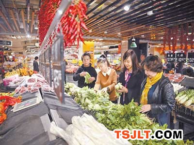 新疆蔬菜直销点进商超方便居民（图）